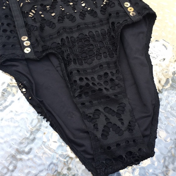 Swimsuit, Crochet Monokini w/ Push-Up Styling NWT - Picture 6 of 10